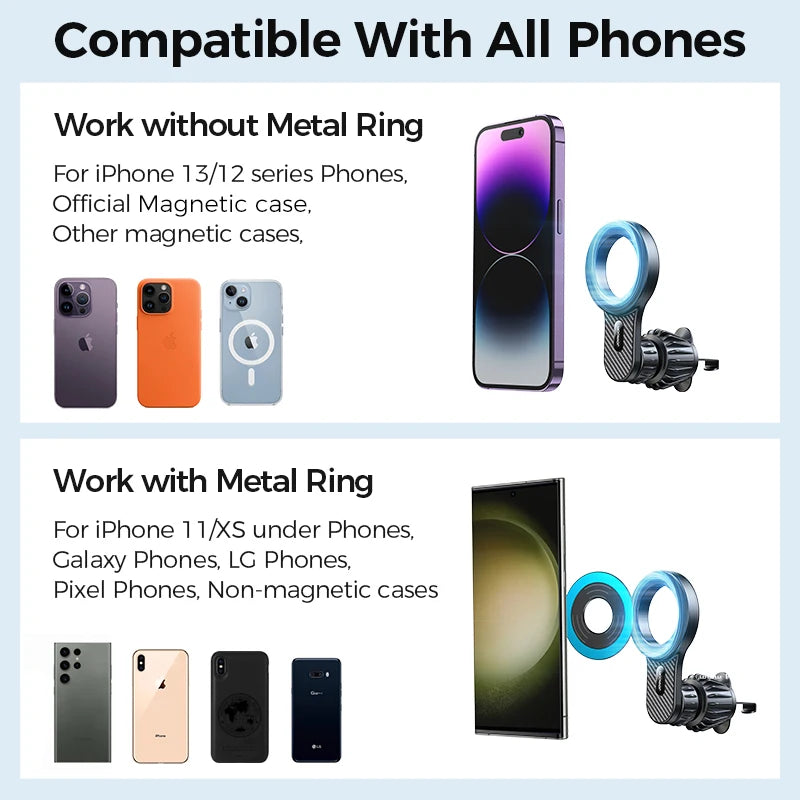 Magnetic Car Phone Holder Universal Strong Car