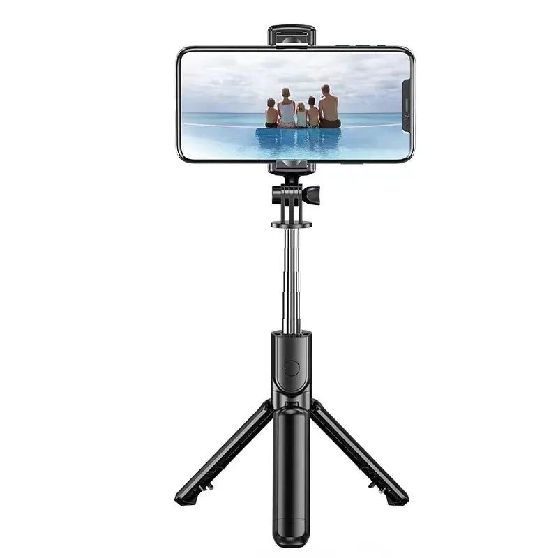 Bluetooth wireless selfie stick mini tripod extendable