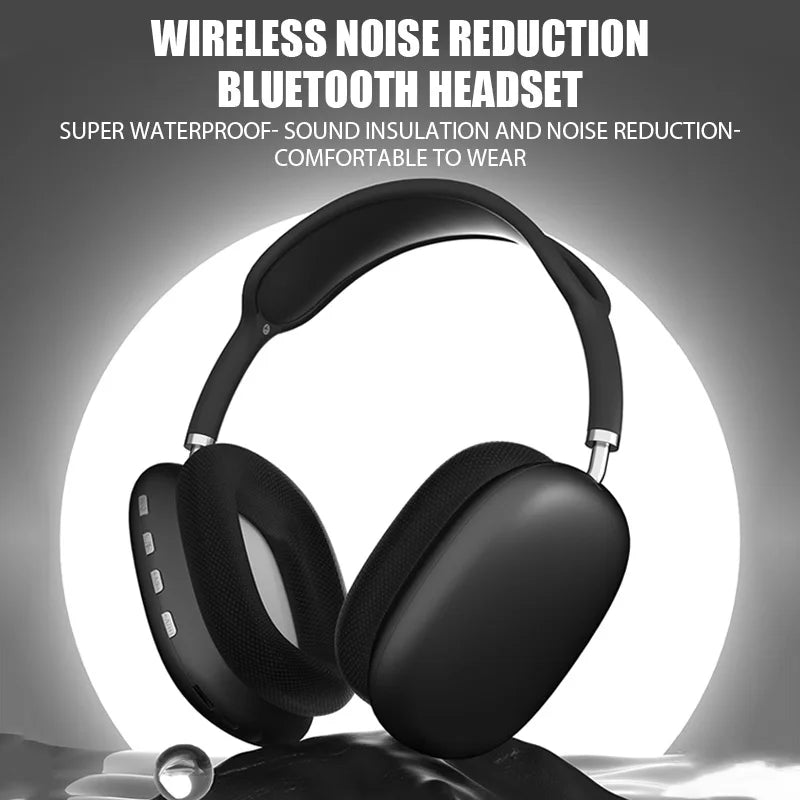 New P9 Wireless Bluetooth Headphones Noise Cancelling