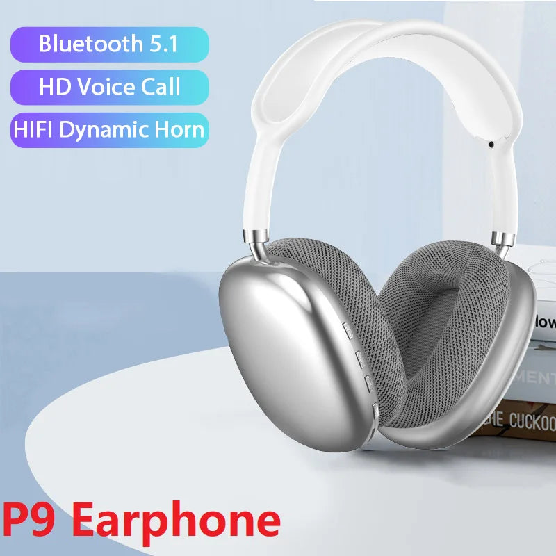 New P9 Wireless Bluetooth Headphones Noise Cancelling