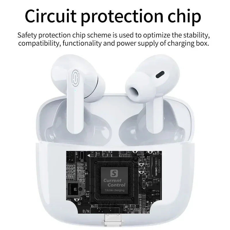 TWS Wireless Earphone Hifi Bass Sound Noise Cancelling