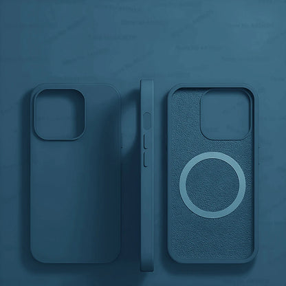 For Magsafe Liquid Silicone Magnetic Case For iPhone