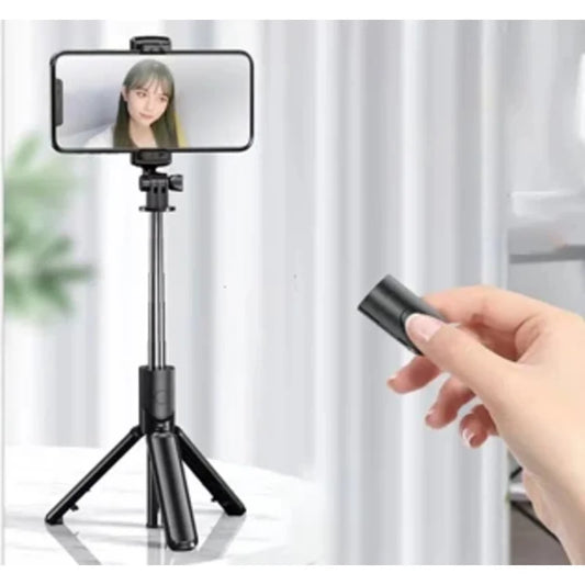 Bluetooth wireless selfie stick mini tripod extendable