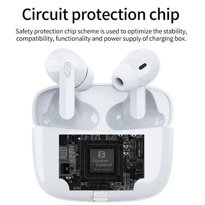 TWS Wireless Earphone Hifi Bass Sound Noise Cancelling
